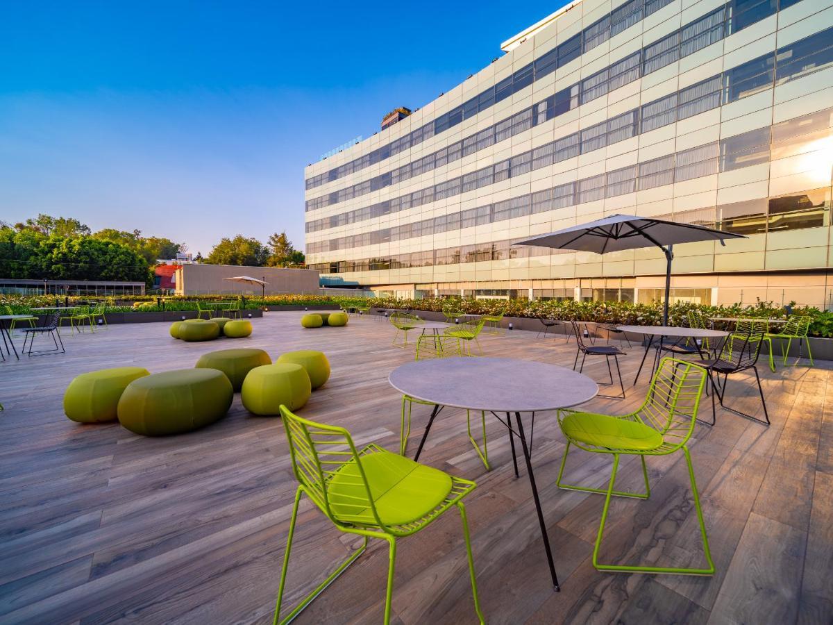 Galeria Plaza San Jeronimo Hotell Mexico City Exteriör bild The rooftop of the hotel