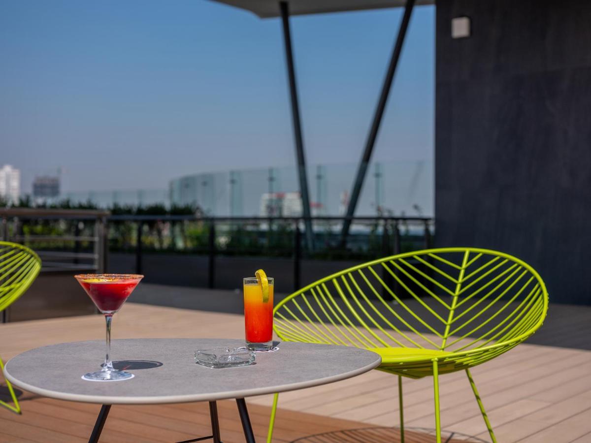Galeria Plaza San Jeronimo Hotell Mexico City Exteriör bild Skyline Terrace