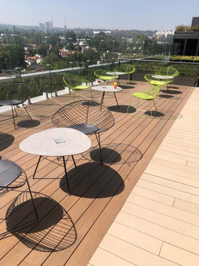 Galeria Plaza San Jeronimo Hotell Mexico City Exteriör bild Composite wood