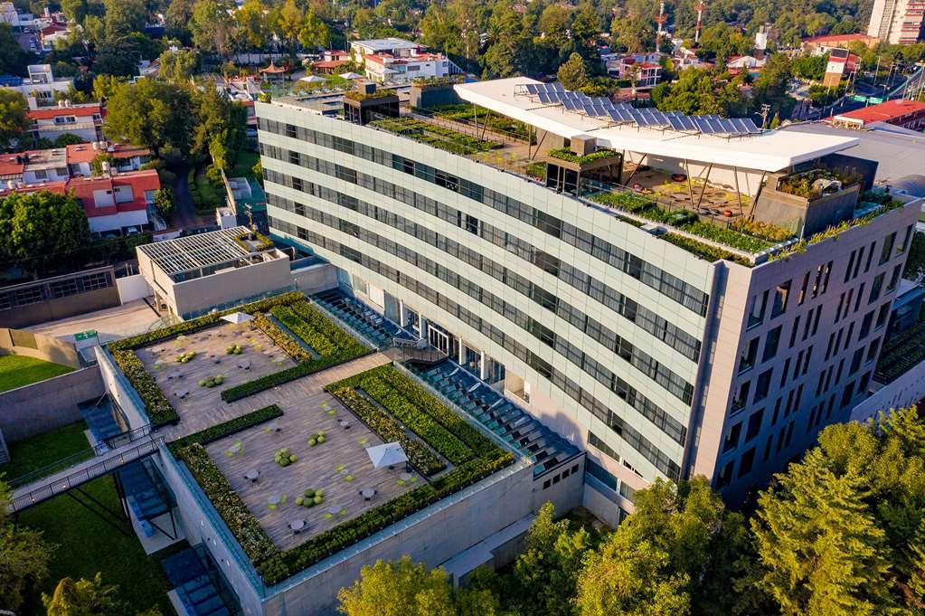 Galeria Plaza San Jeronimo Hotell Mexico City Exteriör bild Aerial view of the campus